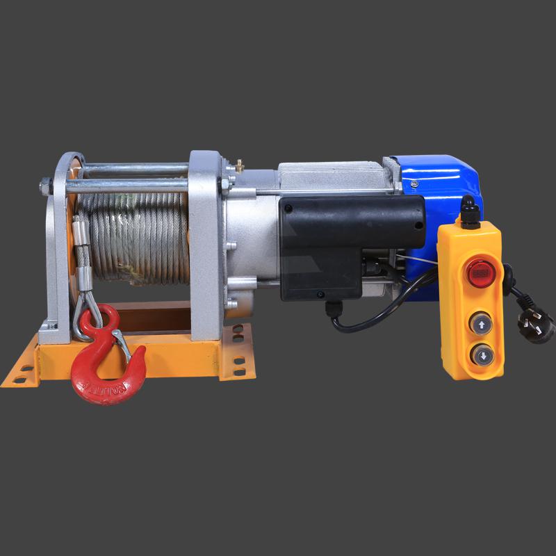 多功能電動提升機更換鋼絲繩的方法