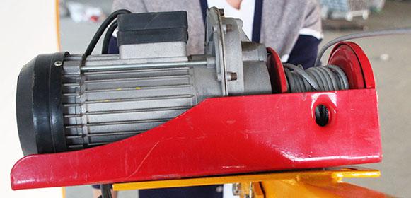 電壓不穩對微型電動葫蘆的影響力