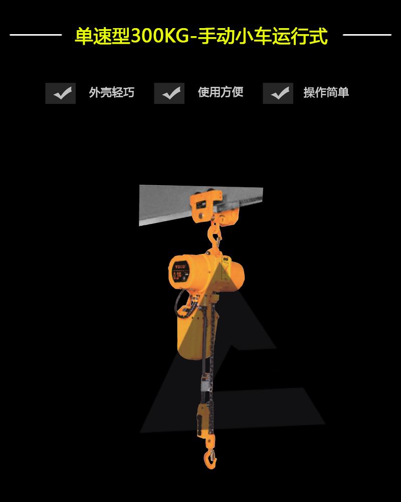 單速型300KG-手動(dòng)小車運(yùn)行式-辰力集團(tuán)有限公司