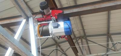 廠房安裝電動提升機