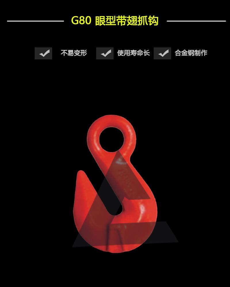 G80眼型帶翅抓鉤-辰力集團有限公司