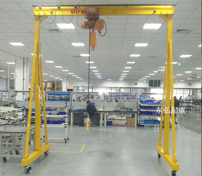 起重機械龍門架贊成為起吊大力士