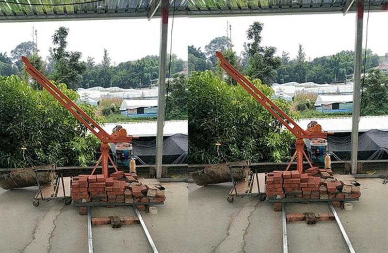 關(guān)于室外吊運機壓配重遇到的問題