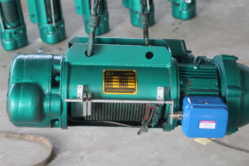 鋼絲繩電動葫蘆適用于多種情況