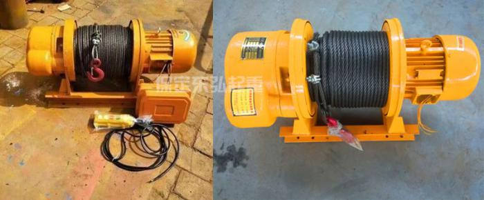 20米高空吊裝2噸重物卷揚機輕松就搞定