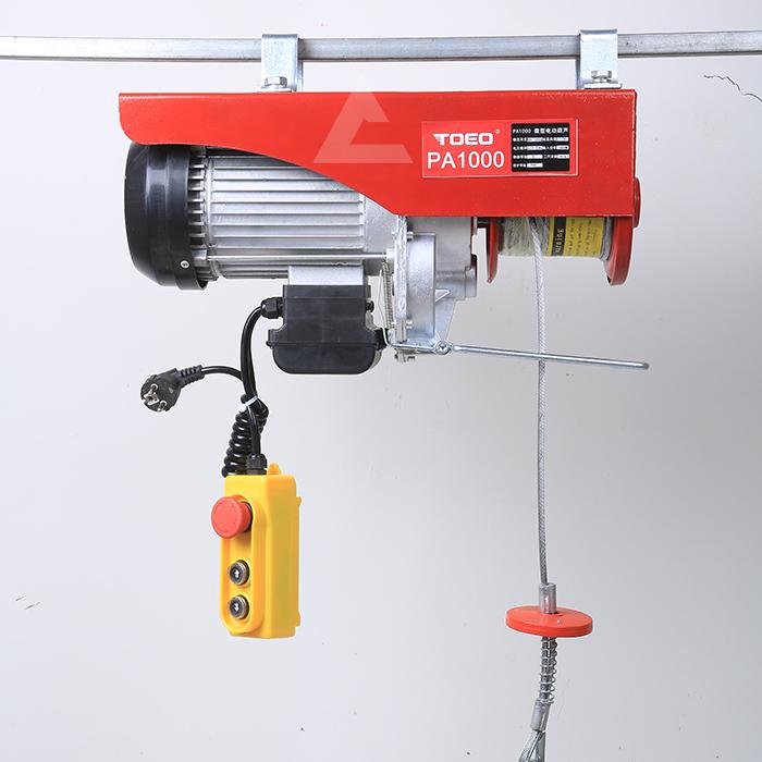 PA1000微型電動葫蘆在建造房屋中的應用