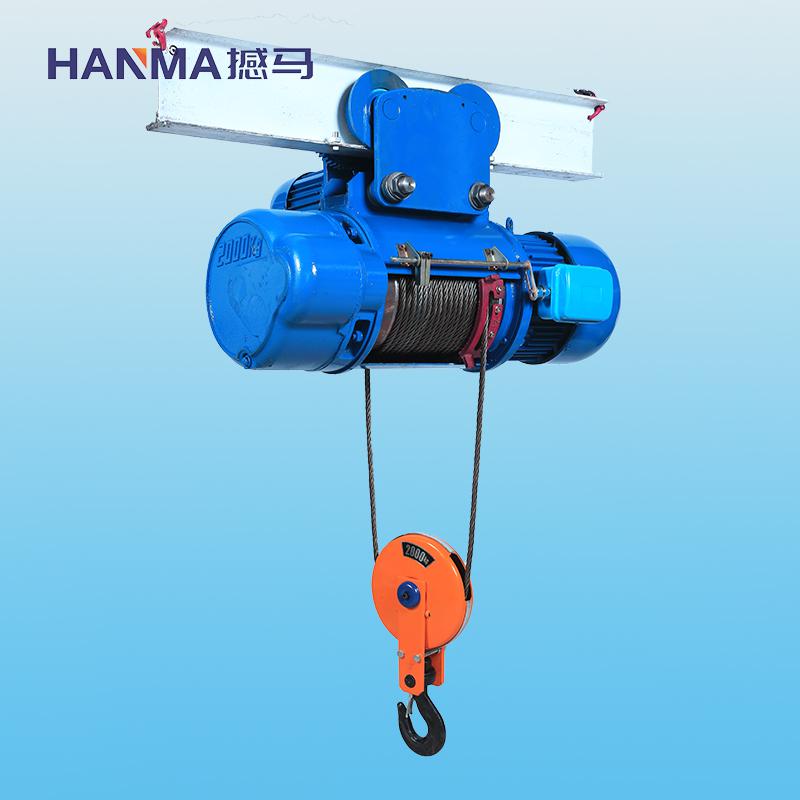 3噸電動葫蘆用多大的鋼絲繩